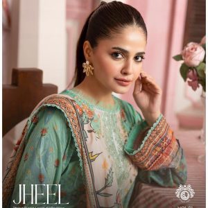 Gulgee Lawn 2026 – Jheel Vol 01 | 3 Piece Digital Printed Suit