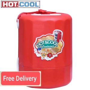 Hot and Cool Insulated Stainless Steel Lunch Box – 3 Container
