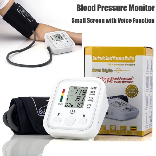Digital Blood Pressure Monitor Upper Arm Automatic BP Machine