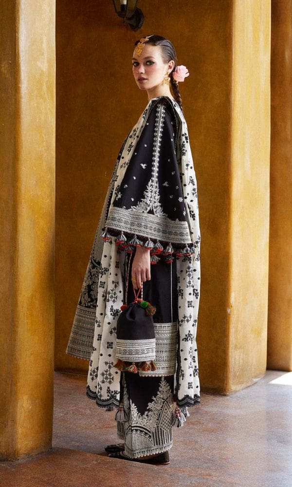 Hussain Rehar – 3pc Summer Lawn Suit Design 7172 - Image 2