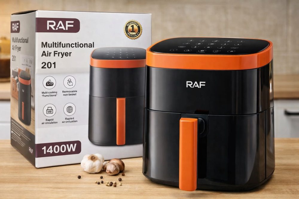 RAF Multifunctional Air Fryer 1400W Oil Free Cooker Model 201