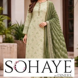 Sohaye By Dinners 3 Piece Printed Lawn Suit 2026 Collection