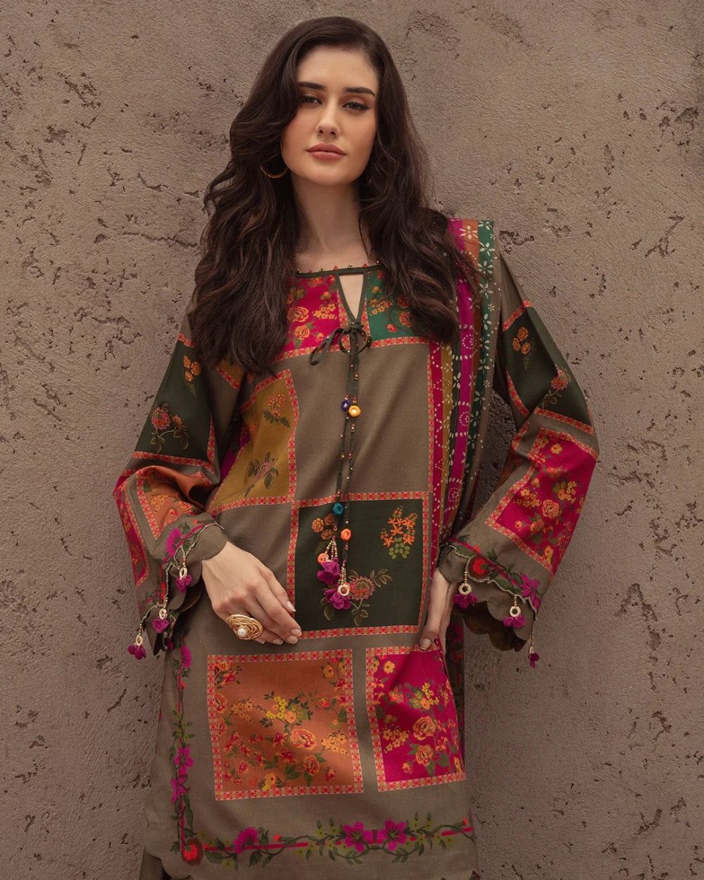 Charizma 3 Piece Printed Lawn Suit With Voile Dupatta Collection