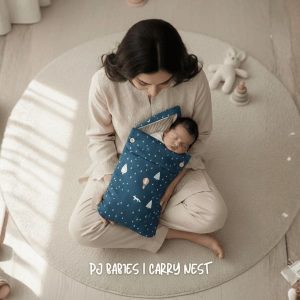 Baby Carry Nest Sleeping Bed with Pillow 15x25 Inches